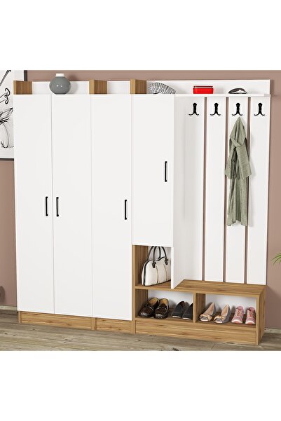 Kalender Dekor Lityum-1-2-3 Portmanto Vestiyer Ayakkabılık