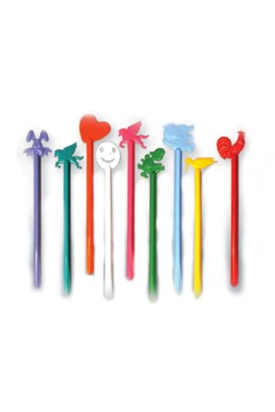 adin tasarım مقبض عصا حلوى التفاح 50 قطعة عصا مصاصة كيك بوبس عصا كيك عصا كوكت...