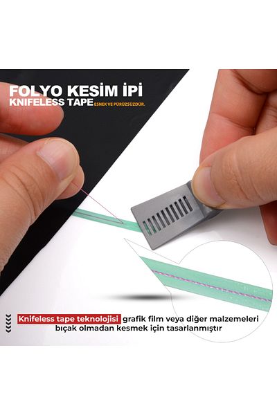 WİOX Foil Cutting Line - Desing Line Knifeless Tape 3.5 Mm X 10 M