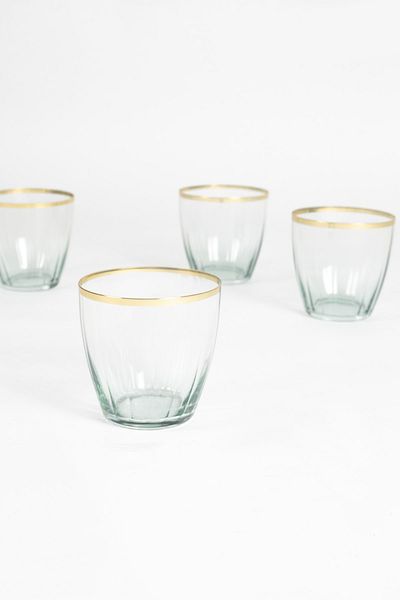 Rakle Soho 4-Piece Water Glass Set Green 300 Cc