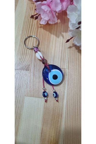 erdoğan hobi Keychain Charm Sea Shell Car Ornament Bag Ornament Evil Eye Beaded Gift Keychain