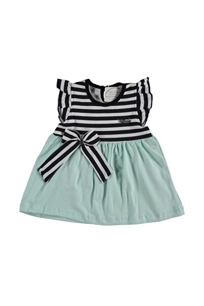 Buqete فستان بناتي مخطط بفيونكة