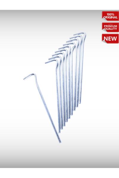 OverPazar Lab Kamp Karavan Kolac - Čelik - 10 Komada