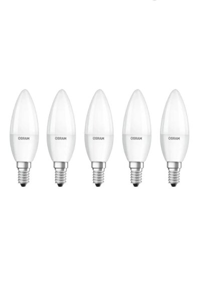 Osram Led Value 4.9w Mum Beyaz Işık E-14 Ampul 470 Lm (5 Adet)