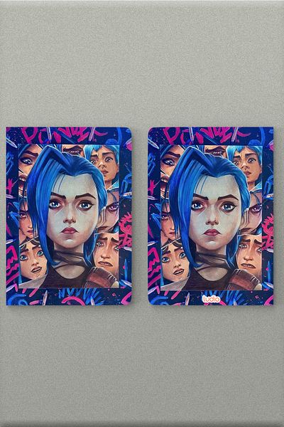 Namgo Caiet Jinx Gamer bleumarin A5 fără linii (50 coli)