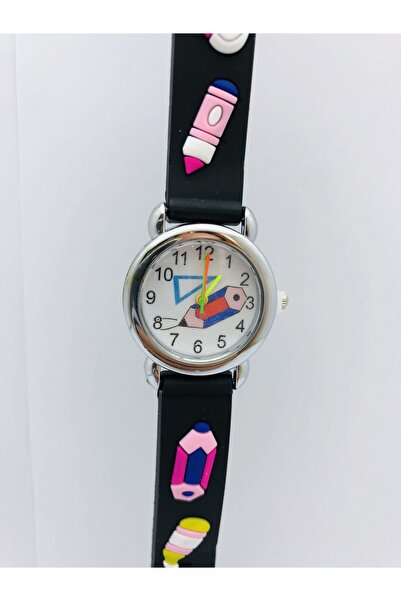Shem 3D Patterned Children's Wristwatch with Silicone Cord