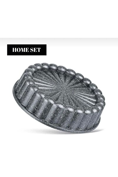 HOME SET Kek Kalıbı Tart Gri 26 Cm