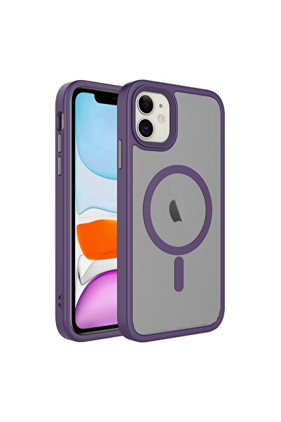 Gpack Apple Iphone 12 Kılıf Flet Wireless Şarj Özellikli Mat Arka Yüzey Derin...