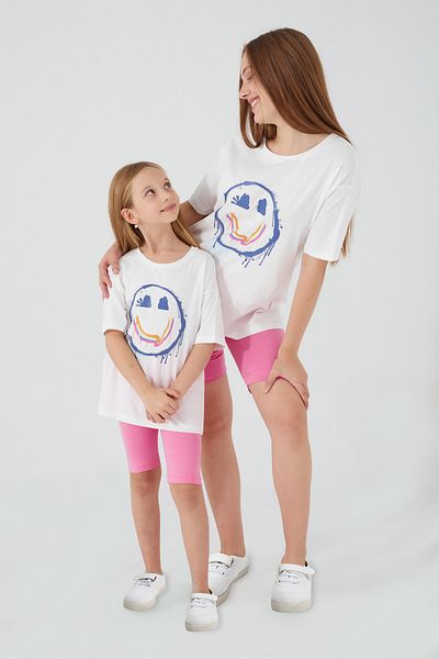 Rolypoly Happy Smile Mother Daughter Bermuda Set