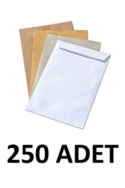 Diplomat 250 Pieces (1 Box) Silicone 110 Gr 24x32 Cm Bag Envelope White