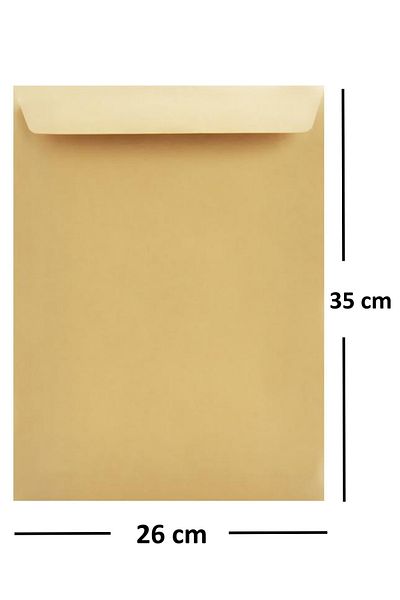 Diplomat 200 Pieces Silicone 100 Gr 26x35 Cm Bag Envelope Natura