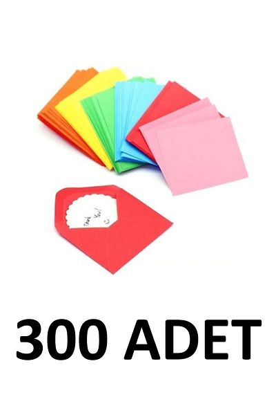 Diplomat 300 Pieces 13x18 Cm Colorful Invitation Envelopes 90 Gr Mixed Color