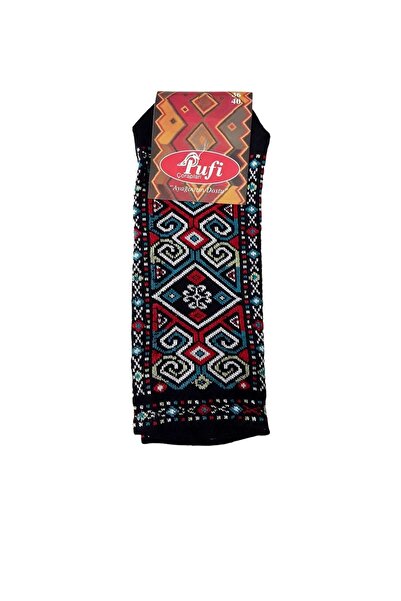 kapadokyahediyelik جوارب كليم منقوشة 2 أزواج من الجوارب