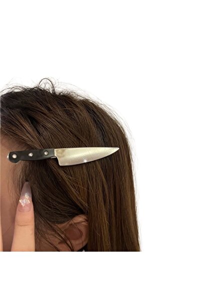 Schulzz Bıçak Şeklinde Gothic Ve Anime Saç Tokası