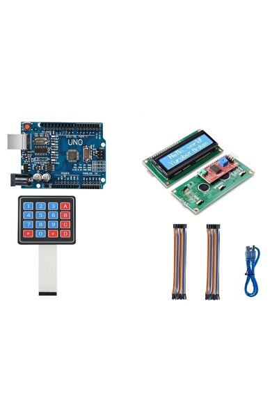 Emes Robotik Arduino Ve Lcd Display Ile Hesap Makinesi Seti