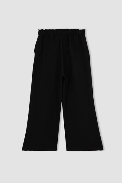DeFacto Linen Look Capri Trousers with Pocket Detail A6751ax23sm