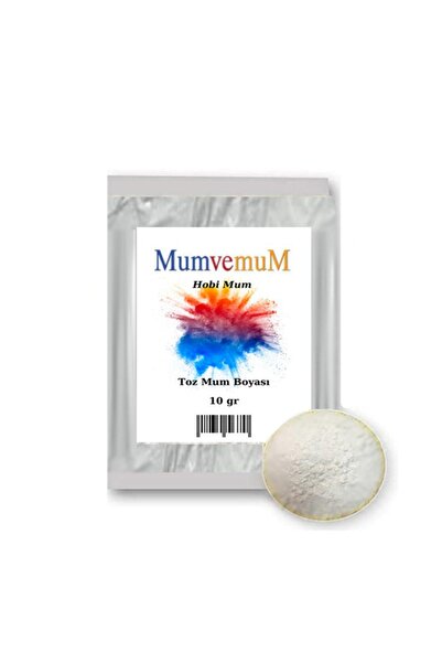 MumvemuM Beyaz Toz Mum Boyası