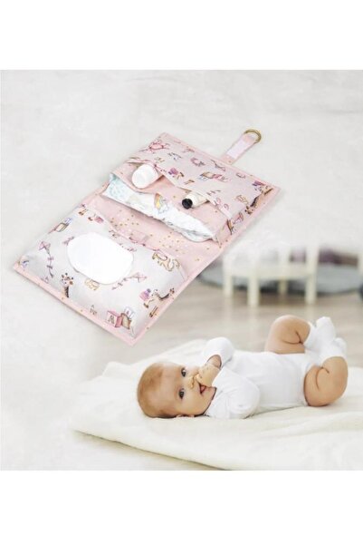 Flosoft Onikiden Bebek Alt Bakım Çantası, Baby Alt Açma Değiştirme Katlanır Organizer
