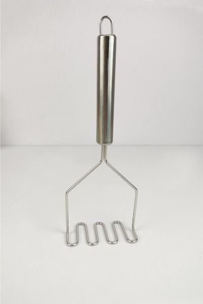 Digithome Stainless Metal Potato Masher 29 Cm Gray - Thn74012 C1-1-18