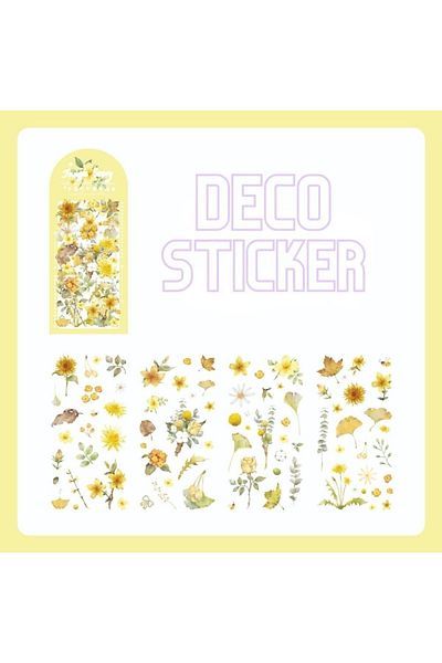 Kpop Dünyasi Cute Floral Decorative Ornament Sticker 3