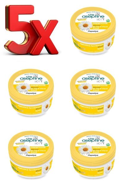 CIRE ASEPTINE Chamomile Extract Soft Moisturizing Care Cream - 30 Ml x 5 Pieces