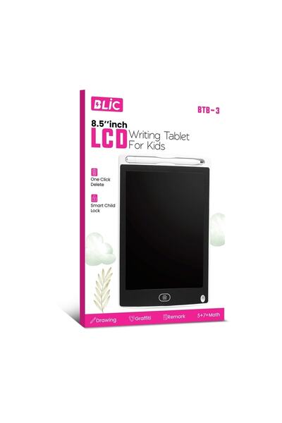 linarya Writing Tablet Lcd Dijital Kalemli Çizim Yazı Tahtası Grafik Not Yazma Eğitim Tableti 8.5inç
