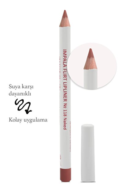 IMPALA Dudak Kalemi - Flirt Pencil Lipliner No: 118 (NUDE)