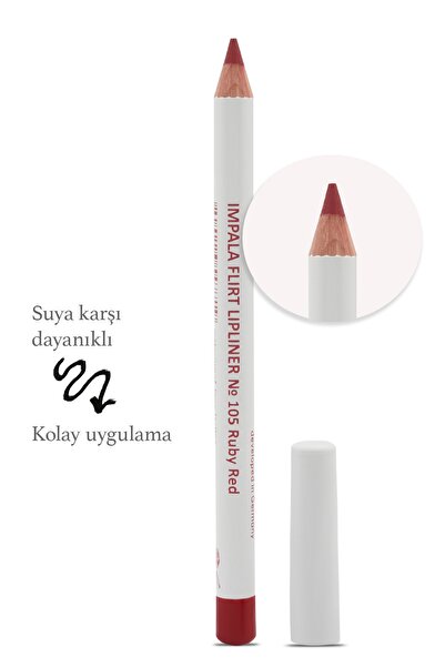 IMPALA Dudak Kalemi - Flirt Pencil Lipliner No: 105(KOYU KIRMIZI)