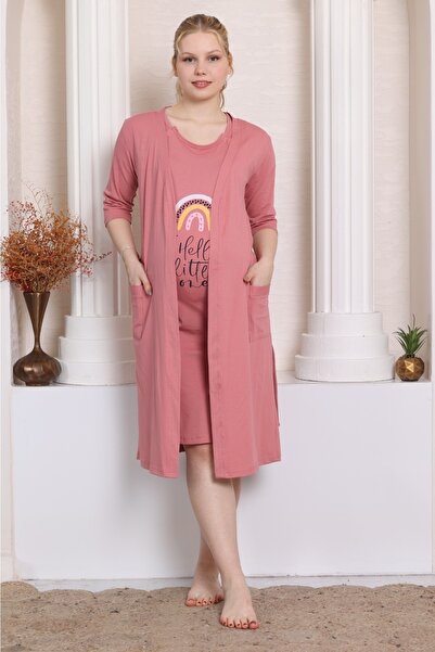 Semm Mix Lohusa Gecelik Sabahlık Takımı Hello Little One