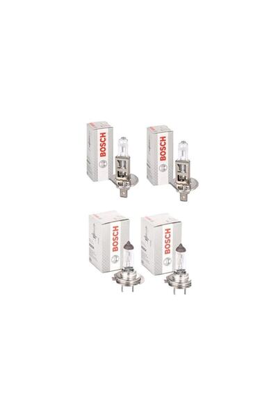 Bosch Caddy 2005 Model Ön Uzun-kısa 4 Lü Far Ampülü Takımı