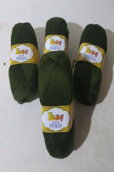 Tunç Çadır Dolly Booties Thread Military Green 4 Pieces Color: 163