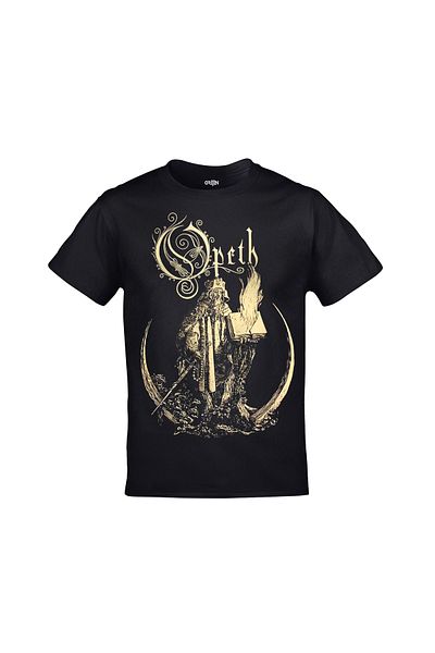 Orijin Tekstil Opeth Faith In Others Μπροστινό πίσω με στάμπα Unisex Μαύρο Tshirt