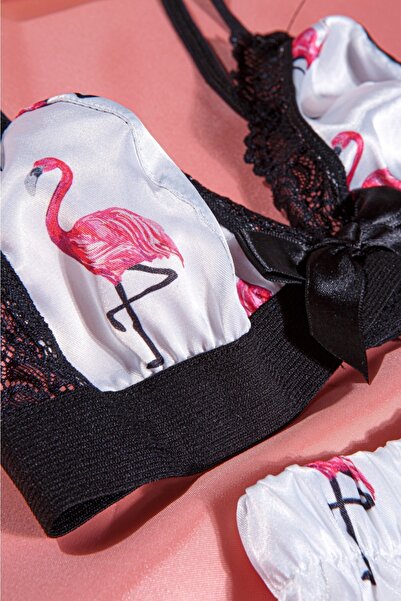 MEBA Set cămașă de noapte din satin cu bretele din dantelă pentru femei