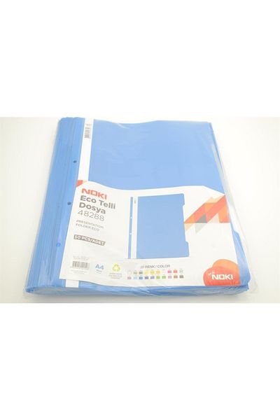 Noki Eco Wire File 50 Pieces A4 Blue