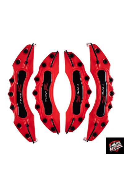 LifeTime Typ-r Fren Kaliper Kapağı 4 Adet Type-r Kırmızı