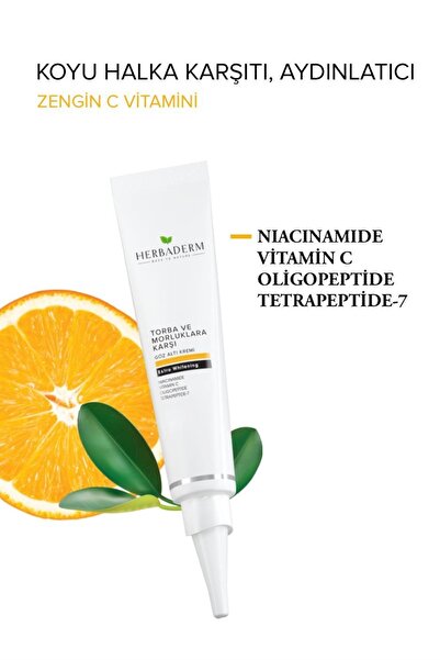 Herbaderm Torba Ve Morluklara Karşı Göz Altı Kremi + Superserum Aha Peeling 30 Ml Glikolik %8