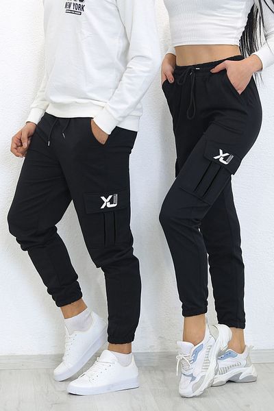 memowear Παντελόνι φούτερ Unisex Commando Pocket Slimfit Xj Reflector Printed