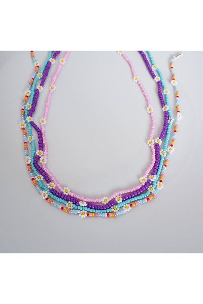 Planet Butik Daisy Necklace Colors I Handmade