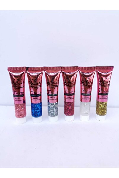 AİLY COSMETİCS Rose 6'lı Set Believe Işıltılı Glitter