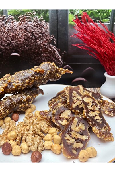 Gümüşhane Pikolalı Köme ( Fındık Kaplamalı Cevizli Sucuk ) - 1 Kg
