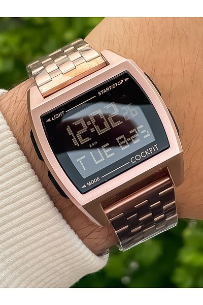 Cockpit Digital 5 Atm Waterproof (Suitable for pool-sea Use) Alarm+stopwatch+lighting Unisex Wristwatch