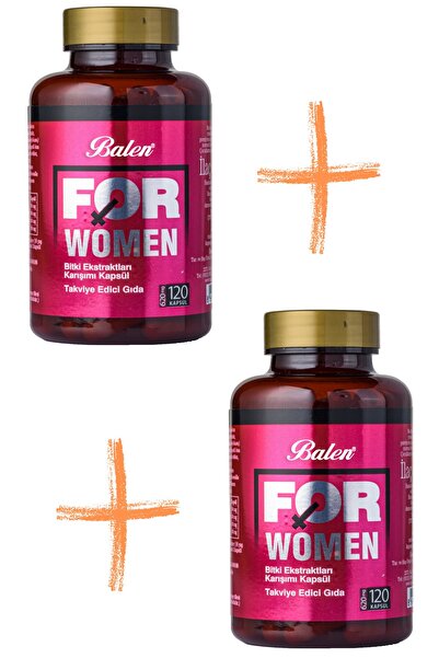 Balen For Women Bitki Ekstratları Karışımı Kapsül 620 Mg 120 Kapsül 2 Adet