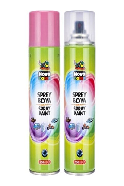 Nova Color Akrilik Sprey Boya Pembe 400ml