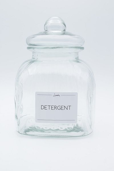 zezedesing Decorative Vacuum Lid Detergent Jar 3500 Ml