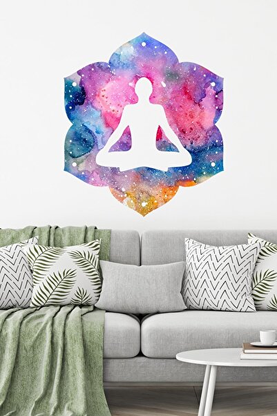 Sim Tasarım Αυτοκόλλητο τοίχου γιόγκα διαλογισμού