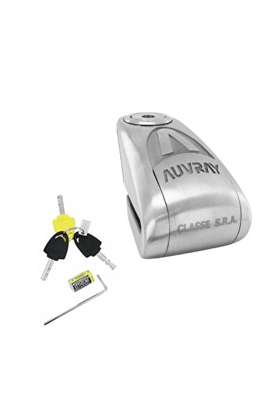 Auvray B-lock 10 Çelik Alarmlı Disk Kilidi 10 Mm 120db Sra Sertifikalı