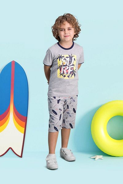 ROLY POLY Surf Hawaii Green Boy Capri Suit