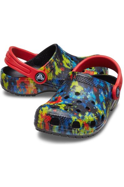 Crocs Classic Tiedye Graphic Clog C8 Terlik