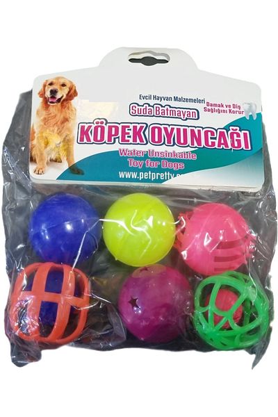 AquaHome Petprety Dog Play Ball 6 Pieces