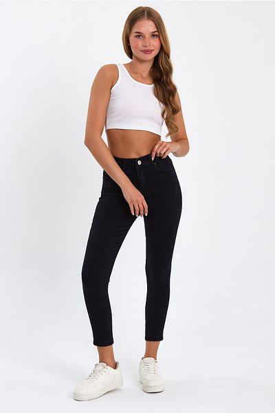 geenz manifacture High Waist Slim Leg Skinny Power Lycra Jeans